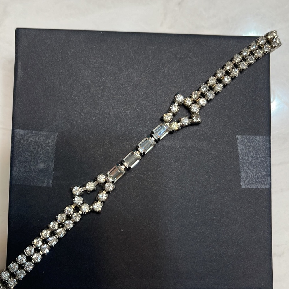 Vintage rhinestone Kramer bracelet